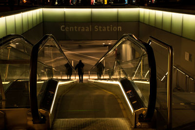 View of subway station