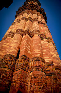 Low angle view of temple