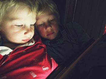 Portrait of young woman