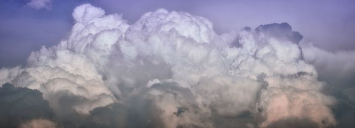 Low angle view of clouds in sky