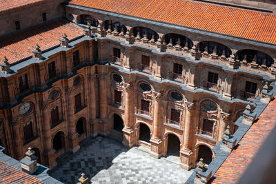 Low angle view of historical building