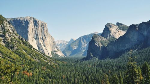 Scenic view of mountains