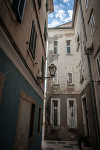 Low angle view of residential buildings