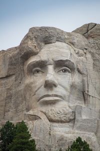 Low angle view of statue