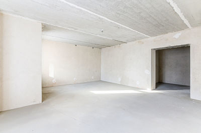 Interior of abandoned building