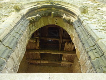 Archway of historic building