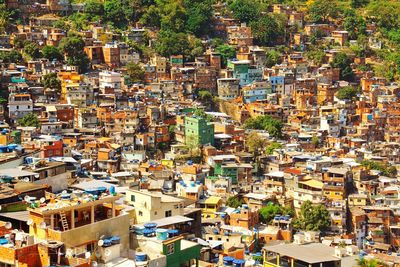 High angle view of cityscape