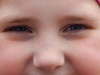 Close-up portrait of woman