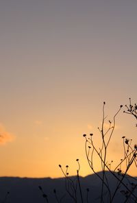 Scenic view of sky at sunset