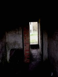 Interior of abandoned building