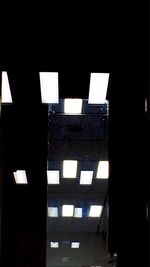Corridor against sky