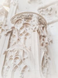 Low angle view of sculpture in temple