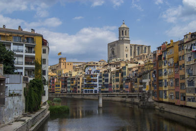 View of residential buildings against sky