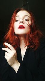 Portrait of beautiful young woman 