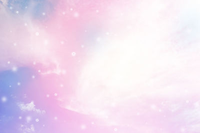Defocused image of pink sky