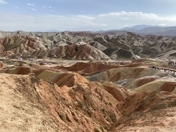 Panoramic view of landscape against sky china