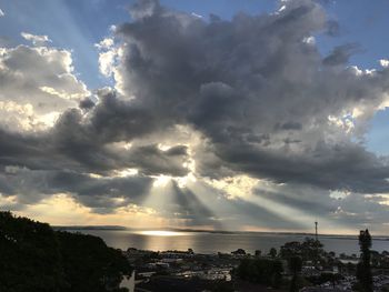 Scenic view of sky during sunset