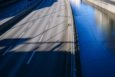 View of blue water
