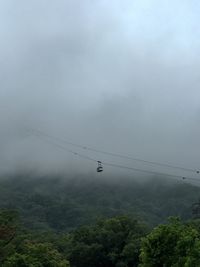 Low angle view of mountain against sky