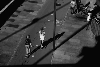 Shadow of tree on the wall