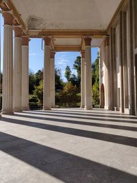 Corridor of historic building