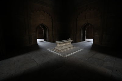An interior view of tomb of safdarjung innew delhi.