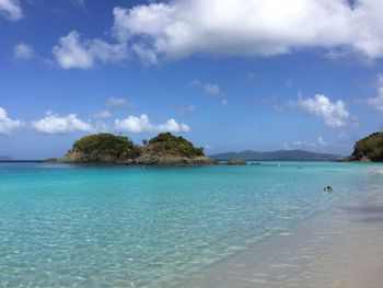 Scenic view of beach
