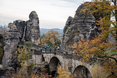 View of arch bridge