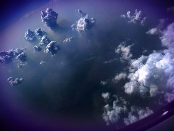 Low angle view of clouds in sky