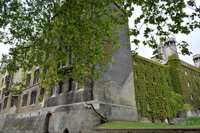 Low angle view of historic building against sky