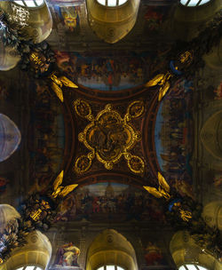 Low angle view of temple