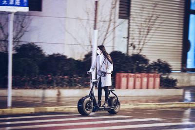 Bicycle on road