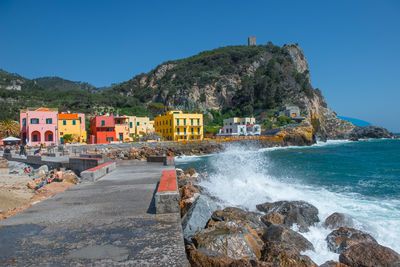 Colorful houses of varigotti in the province of savona.