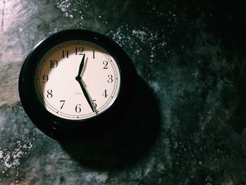 Close-up of clock