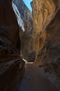 View of rock formations