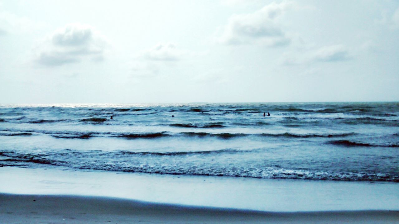 sea, beach, horizon over water, water, shore, sky, sand, wave, scenics, tranquil scene, tranquility, beauty in nature, surf, nature, idyllic, cloud - sky, coastline, day, outdoors, remote