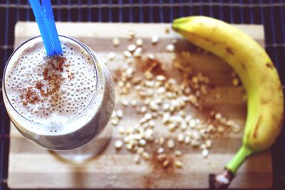 Close-up of drink on table