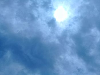 Low angle view of clouds in sky
