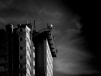 Low angle view of building against sky