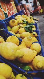 Close-up of fruits for sale in market