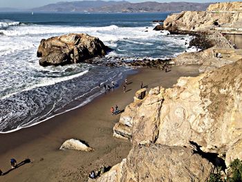 Scenic view of beach