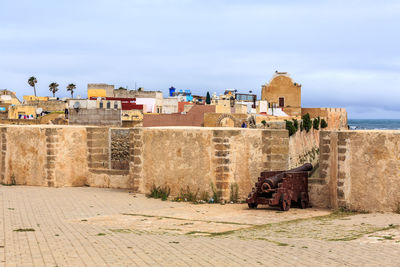 View of fort against sky