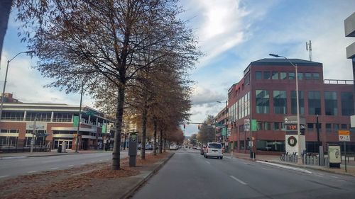 View of city street