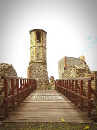 Low angle view of historical building