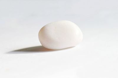 Close-up of apple against white background