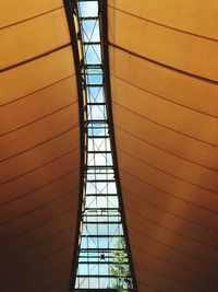 Low angle view of glass building