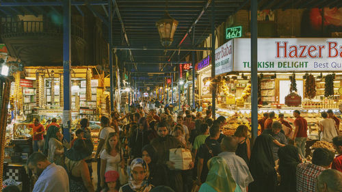 People shopping at grand bazaar