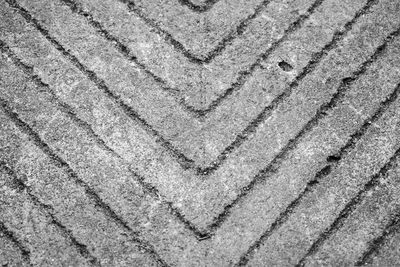 Full frame shot of heart shape in snow