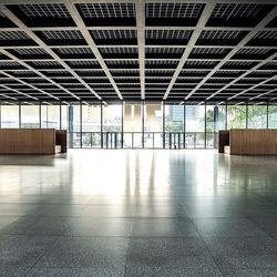 Empty corridor of building