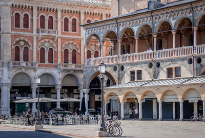 View of building in city